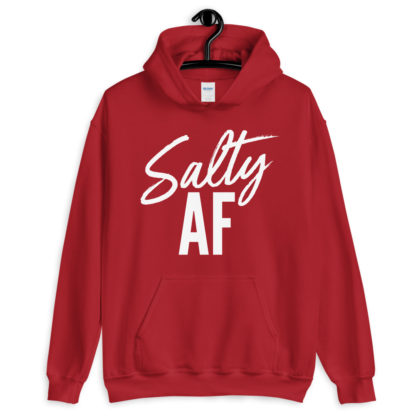 Salty AF Hoodie Red